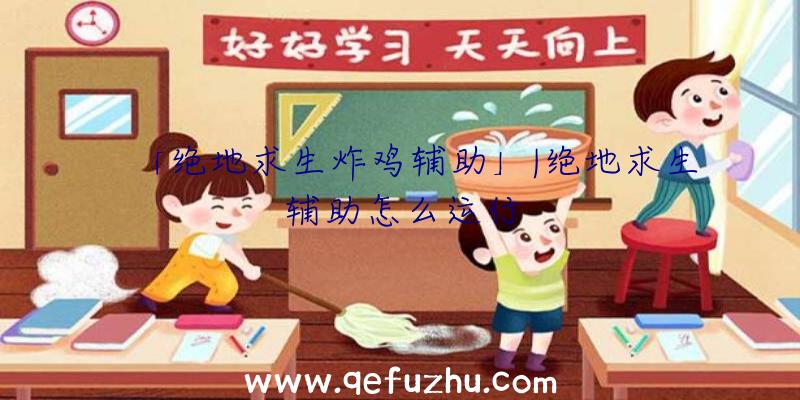 「绝地求生炸鸡辅助」|绝地求生辅助怎么运行